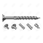 WKRĘTY KONSTRUKCYJNE DO DREWNA 3,5 X 25 MM 40 SZT. RAWLPLUG