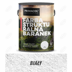 FARBA STRUKTURALNA PRIMACOL BARANEK BIAŁA 5L