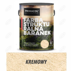 FARBA STRUKTURALNA PRIMACOL BARANEK KREMOWY 5L