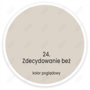 FARBA LATEKSOWA PLAMOODPORNA EFFECT ZDECYDOWANIE  BEŻ 24 2,5L DEKORAL