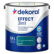 FARBA LATEKSOWA PLAMOODPORNA EFFECT CIEMNY SZMARAGDOWY 47  2,5L DEKORAL