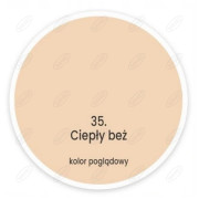 FARBA LATEKSOWA PLAMOODPORNA EFFECT CIEPŁY BEŻ 35 2,5L DEKORAL