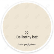 FARBA LATEKSOWA PLAMOODPORNA EFFECT DELIKATNY BEŻ 22 2,5L DEKORAL