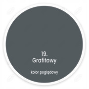 FARBA LATEKSOWA PLAMOODPORNA EFFECT GRAFITOWY 19  2,5L DEKORAL