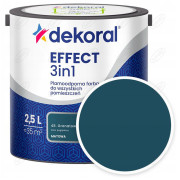 FARBA LATEKSOWA PLAMOODPORNA EFFECT GRANATOWY MORSKI 48 2,5L DEKORAL