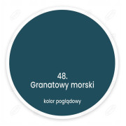 FARBA LATEKSOWA PLAMOODPORNA EFFECT GRANATOWY MORSKI 48 2,5L DEKORAL
