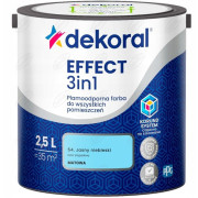 FARBA LATEKSOWA PLAMOODPORNA EFFECT JASNY NIEBIESKI 54 2,5L DEKORAL