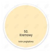 FARBA LATEKSOWA PLAMOODPORNA EFFECT KREMOWY 50 2,5L DEKORAL