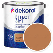 FARBA LATEKSOWA PLAMOODPORNA EFFECT MIEDZIANY BRĄZ 33 2,5L DEKORAL