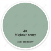 FARBA LATEKSOWA PLAMOODPORNA EFFECT MIĘTOWO SZARY 40 2,5L DEKORAL