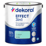 FARBA LATEKSOWA PLAMOODPORNA EFFECT MIĘTOWY 37 2,5L DEKORAL
