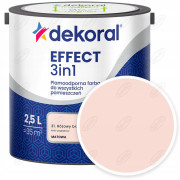FARBA LATEKSOWA PLAMOODPORNA EFFECT RÓŻOWY BRZOSKWINIOWY 31 2,5L DEKORAL