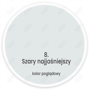 FARBA LATEKSOWA PLAMOODPORNA EFFECT SZARY NAJJAŚNIEJSZY 8 2,5L DEKORAL