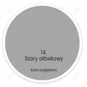 FARBA LATEKSOWA PLAMOODPORNA EFFECT SZARY OŁÓWKOWY 14 2,5L DEKORAL