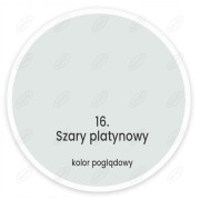 FARBA LATEKSOWA PLAMOODPORNA EFFECT SZARY PLATYNOWY 16 2,5L DEKORAL