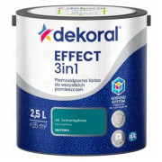 FARBA LATEKSOWA PLAMOODPORNA EFFECT SZMARAGDOWY 46 2,5L DEKORAL