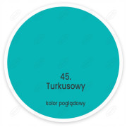 FARBA LATEKSOWA PLAMOODPORNA EFFECT TURKUSOWY 45 2,5L DEKORAL