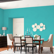 FARBA LATEKSOWA PLAMOODPORNA EFFECT TURKUSOWY 45 2,5L DEKORAL