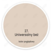 FARBA LATEKSOWA PLAMOODPORNA EFFECT UNIWERSALNY BEŻ 27 2,5L DEKORAL