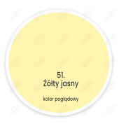FARBA LATEKSOWA PLAMOODPORNA EFFECT ŻÓŁTY JASNY 51 2,5L DEKORAL