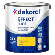 FARBA LATEKSOWA PLAMOODPORNA EFFECT ŻÓŁTY ZŁOCISTY 52 2,5L DEKORAL