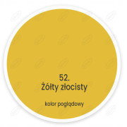 FARBA LATEKSOWA PLAMOODPORNA EFFECT ŻÓŁTY ZŁOCISTY 52 2,5L DEKORAL