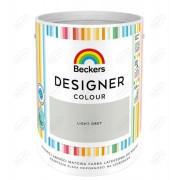 FARBA LATEKSOWA DESIGNER COLOUR MAT LIGHT GREY 5L BECKERS