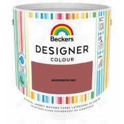 FARBA LATEKSOWA DESIGNER COLOUR MAT PASSIONATE RED 2,5L BECKERS
