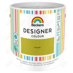 FARBA LATEKSOWA DESIGNER COLOUR MAT WASABI 2,5 L BECKERS