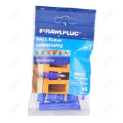 4ALL KOŁEK UNIWERSALNY 12x60 MM 6 SZTUK RAWLPLUG