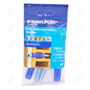 4ALL KOŁEK UNIWERSALNY Z WKRĘTEM 14x70 MM 2 SZTUKI RAWLPLUG