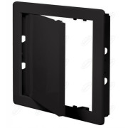 DRZWICZKI REWIZYJNE PLASTIKOWE 15 X 15 CM CZARNE DT10CZ AWENTA