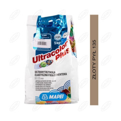 SPOINA DO PŁYTEK MAPEI ULTRACOLOR PLUS ZŁOTY PYŁ NR 135 5 KG