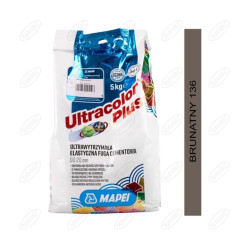 SPOINA DO PŁYTEK MAPEI ULTRACOLOR PLUS BRUNATNY NR 136 5 KG