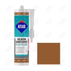 SILIKON SANITARNY ELASTYCZNY 210 KAKAO 280 ML ATLAS