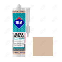 SILIKON SANITARNY ELASTYCZNY 205 KREMOWY 280 ML ATLAS