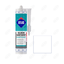 SILIKON SANITARNY ELASTYCZNY 001 BIAŁY 280 ML ATLAS