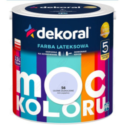 LATEKSOWA FARBA MOC KOLORU LILIOWE ZAUROCZENIE 2,5 L DEKORAL