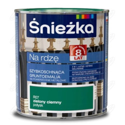 ŚNIEŻKA NA RDZĘ Z DODATKIEM TEFLONU ZIELONY CIEMNY 0,65 L R07 