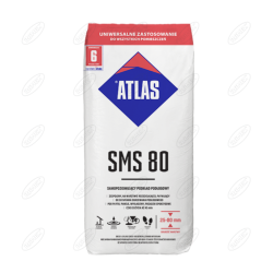 SAMOPOZIOMUJĄCY CEMENTOWY PODKŁAD PODŁOGOWY SMS 80 25 KG ATLAS