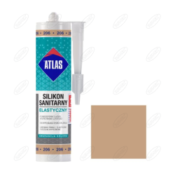 SILIKON SANITARNY ELASTYCZNY 206 CAPPUCCINO 280 ML ATLAS