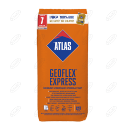 ZAPRAWA KLEJOWA WYSOKOELASTYCZNA ŻELOWA GEOFLEX EXPRESS SZYBKOWIĄŻĄCA 25 KG ATLAS