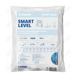 KLIPSY DO POZIOMOWANIA PŁYTEK SMART LEVEL 3 MM 500 SZTUK KUBALA