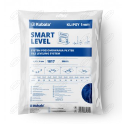 KLIPSY DO POZIOMOWANIA PŁYTEK SMART LEVEL 1 MM 500 SZTUK  KUBALA