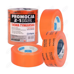 TAŚMA TYNKARSKA DT PRO 2 X 48 MM X 50 M+ 1 X 48 MM X 44 M FASADOWA SRTONG BLUE DOLPHIN