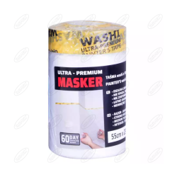 MASKER WASHI Z FOLIĄ MALARSKĄ 55 CM X 23 M BLUE DOLPHIN