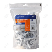 UCHWYT OTWARTY TYP U DO RUR 16 MM PA6 DO OSADZAKA SC40 100 SZTUK RAWLPLUG