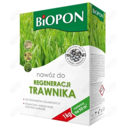 NAWÓZ DO TRAWNIKA REGENERACJA GRANULAT 1 KG BIOPON