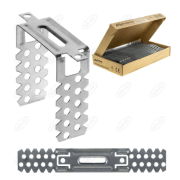 UCHWYT ES 60/75 MM 100 SZTUK W OPAKOWANIU WIESZAK BUDMAT