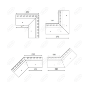 NAROŻNIK ZEWNĘTRZNY W30 90 STOPNI RAL 7024 RENOPLAST